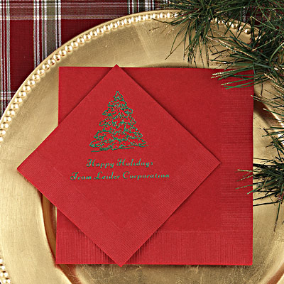 Christmas Wedding Napkins